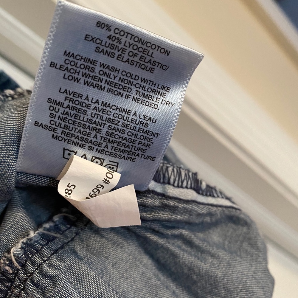 Express Chambray Spaghetti Strap Dress - Picture 5 of 5